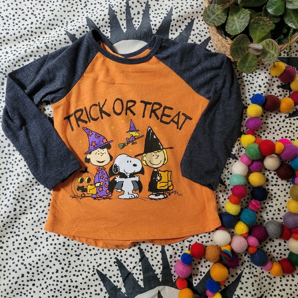 Snoopy/peanuts Halloween long sleeve shirt